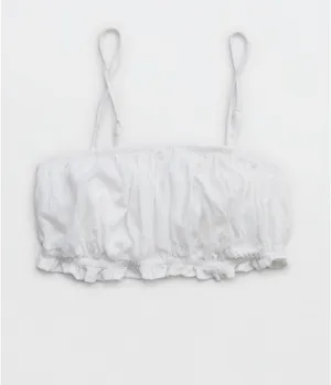 PacSun White crop top thumbnail 4