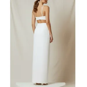 LOVERS + FRIENDS Karma Maxi Dress, White, Medium thumbnail 2