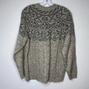 Vintage Northwest Blue‎ Wool Blend Sweater Tan Size L thumbnail 5