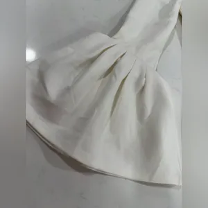 Just Me Elegant White Bell Sleeve Dress thumbnail 5