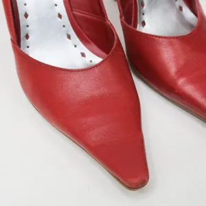 Vintage Y2K BCBGirls Red Pointed Toe Pumps thumbnail 7