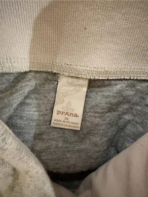 Prana Dessau Wool Blend Colorblock Stripe Mock Neck Sweater Gray Grey Size XL thumbnail 2