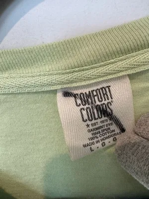 100% Cotton Comfort Colors Urbanna Oyster Festival Long Sleeve T-Shirt Green Siz thumbnail 2