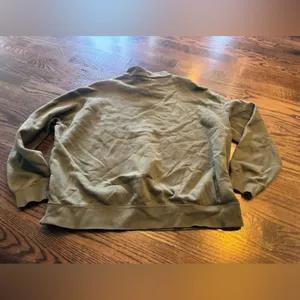 Nike Olive Green 1/4 zip Sweatshirt thumbnail 5