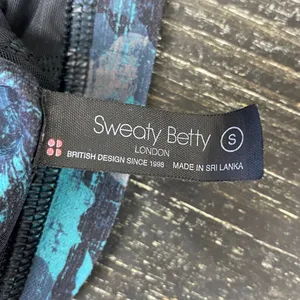 Sweaty Betty Green & Black Cropped Athletic Sport Workout Bra Top S thumbnail 6