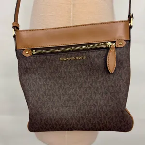 Michael Kors Connie Large North South Signature Crossbody Bag signature logo thumbnail 1