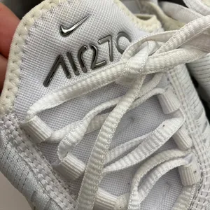Nike Air Max 270 White Gold Womens Running Shoes‎ Sneakers Size 7 DM3080-100 thumbnail 6