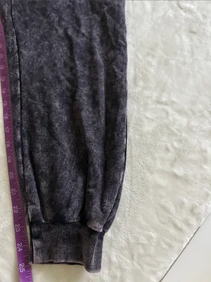 Zenana Black Mineral Wash V-Neck Jumpsuit thumbnail 8