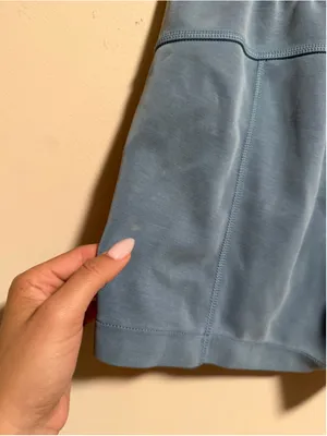 Lululemon Softstreme High-Rise Short 4" Utility Blue- Size 6 thumbnail 3