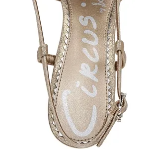Circus by Sam Edelman NY Monica Gold Metallic Slingback Heels Bow Detail Women’s Size 9 thumbnail 5