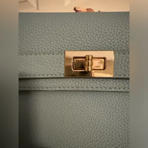 Blue backpack purse thumbnail 4