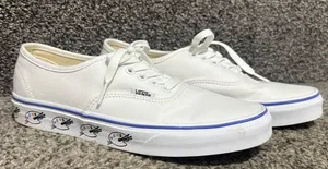 Vans Authentic Sidewall-Paint Palette Low Top Sneakers In True White Canvas thumbnail 1
