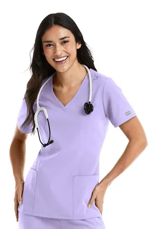 Maevn navy scrub top Purple Size XS thumbnail 1