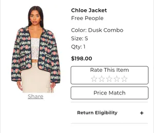  Free People Chloe Jacket  thumbnail 3