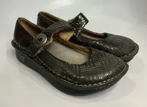 Alegria metallic mary Jane‎ comfort shoes size 37 thumbnail 1