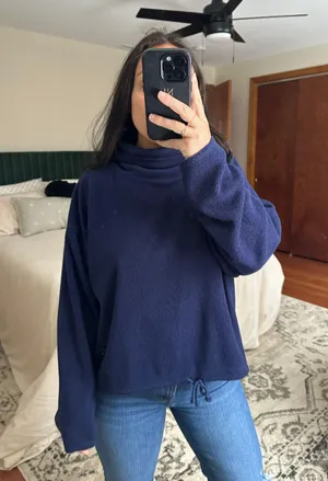 Aerie Turtleneck Sweatshirt thumbnail 1