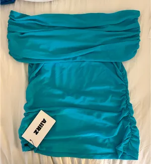 Off the shoulder top Blue Size L thumbnail 2