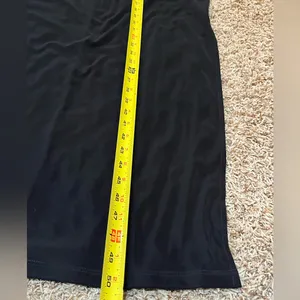 Y2K Black Maxi Dress Med. Rhinestone Spaghetti Strap Prom 90s NOS PS PerSeption thumbnail 8