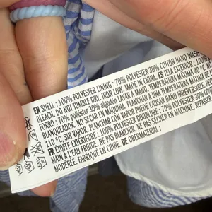 English Factory Blue White Stripe Seersucker Pattern Tier Knot Front Maxi Dress thumbnail 8