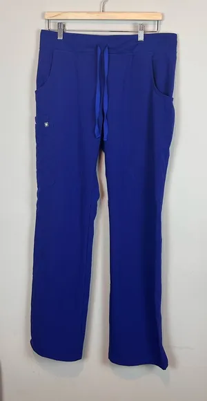 FIGS Kade Cargo Scrub Pants M Tall Royal Blue Straight Leg T21004T thumbnail 1
