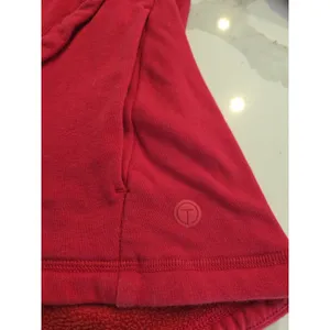 T by Talbots Red Crimson Pullover Sweatshirt Crew Neck Long Sleeve Womens Size L thumbnail 7