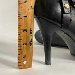 Tommy Hilfiger High Heels Boots Women’s size 9.5 Black Leather Buckle‎ thumbnail 12