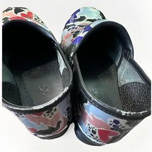 DANSKO‎ Professional Clogs Multi-Colored Abstract Design Red Hearts - (40) 9.5 thumbnail 7
