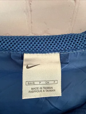 Nike Two-Tone Blue Hooded Windbreaker Athletic Jacket Woman’s Size Small thumbnail 2