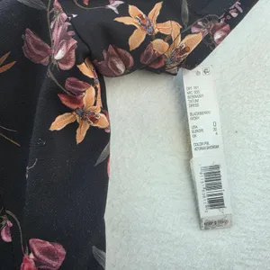 Antonio Melani NWT Tatum Dress Blackberry Ivory Floral Puff Sleeve Sheath Size 0 thumbnail 5