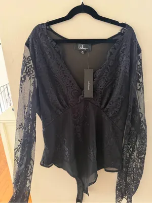 New lulus lace body suit thumbnail 1
