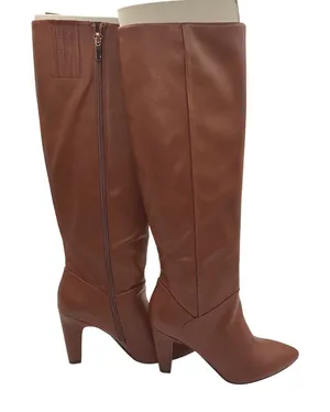 Franco Sarto Koko Womens 6.5M Sienna Leather Pointed Toe Medium‎ Calf Tall Boot thumbnail 1