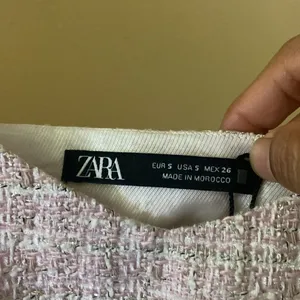 Zara Pink Knit Crop Top thumbnail 4
