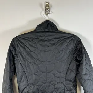 Patagonia Jacket Womens Sz XS Black Quilted‎ Long Insulated MOR Coat Floral thumbnail 9