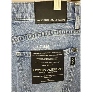 Modern American NEW Willow Full‎ Straight Jeans Size 27 Denim Smokey Blue thumbnail 5