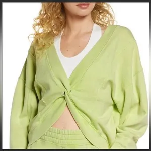 Free People Movement Go For Gold Reversible Pullover DYED gray size large thumbnail 14