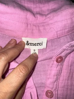 Merci Pink babydoll dress thumbnail 5
