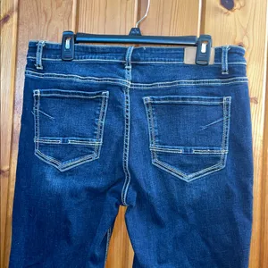 BKE Dark Blue jeans Payton jeans bootcut darker women’s jeans size 32x35 1/2 thumbnail 6