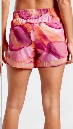 Athleta Printed Mesh Racer Run Shorts thumbnail 1