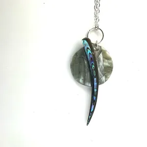 Abalone pendant necklace thumbnail 7