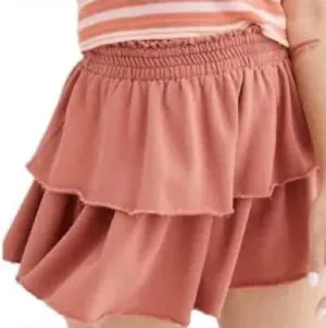 Aerie Tiered Ruffle Mini Skirt thumbnail 1