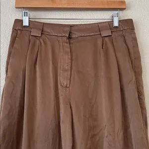 Mossimo Dutti Wide Leg, Mid Rise Crinkle Trousers thumbnail 2