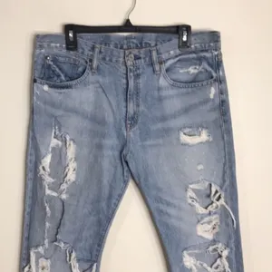 Denim & Supply Ralph Lauren light wash highly distressed boyfriend jeans size 30 thumbnail 3