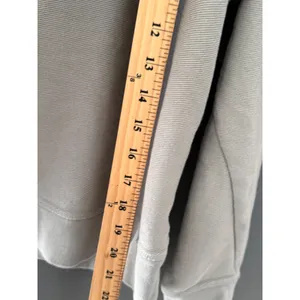 Everlane Women Sage Green‎ Ribbed Cotton Crewneck Sweatshirt Size M Casual thumbnail 8