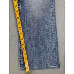 Miss‎ Me Womens Mid Rise Boot Jeans 29x28.5 Rhinestone Embroidery Denim Cross thumbnail 10