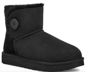 UGG Mini Bailey Button II Boots Black Size 6 thumbnail 1