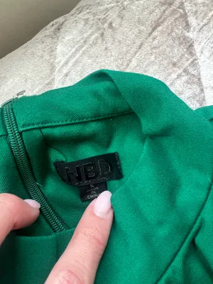 NBD Taj Revolve Mini Dress Kelly Green thumbnail 2