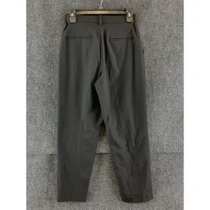 UNIQLO Women XS Black Smart Ankle Pants Tapered Stretch Office Work Trousers thumbnail 10