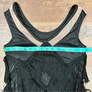 Weissman’s Flapper Costume Dance Dress 🖤💃🏻 Black thumbnail 11