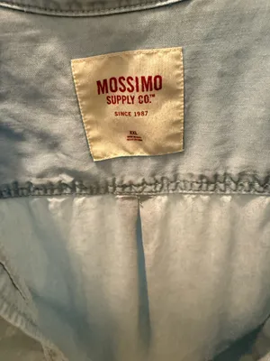 Mossimo Supply Co. Light Blue Denim Shirt thumbnail 3