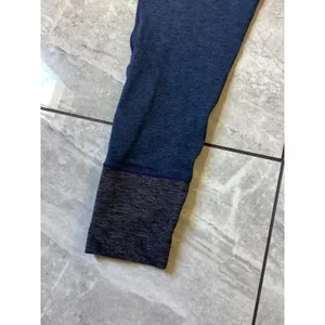 Vuori Womens Small Blue Heather Colorblock High Rise Performance Leggings Yoga thumbnail 3